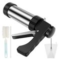 thumbnail image 1 of Churrera Churro Maker Machine Stainless Steel Churro Maker Kit with 3 Different Tips Piping Nozzle Hollow, 1 of 5