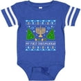 thumbnail image 3 of Inktastic My 1st Chrismukkah Sweater Style with Menorah and Trees Boys or Girls Baby Bodysuit, 3 of 5