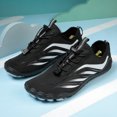 thumbnail image 4 of Zapatos Agua para Hombre Mujer Calcetines Aqua Slip-on Playa de Secado Rápido (36) Negro, 4 of 9