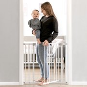 Open Box hauck Open N Stop Pressure Fit Safety Gate for Openings 29-31, White