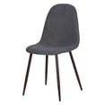thumbnail image 4 of Homycasa Grey Fabric Upholstered Kitchen Chairs-Comfortable Seat, 4 of 7