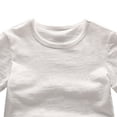 thumbnail image 6 of Hessimy Girls Short Sleeve T Shirts Loose Fit Curve Hem Tunic Tops(White,140), 6 of 7