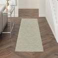 thumbnail image 3 of Nourison Positano Solid Indoor Outdoor Rug Light Grey 2' x 6', 3 of 11