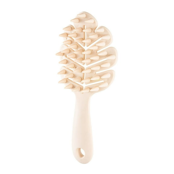 Scalp Massage Brush for Hair Care Silicone Shampoo Brush with Long Handle Detangler Suitable for Wet and Dry Use Men Women Home Bathroom