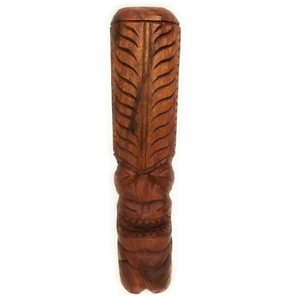 Love Tiki Totem Stained 20" Outdoor - Carved | #yda114150b