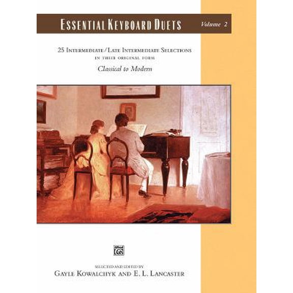 Pre-Owned Essential Keyboard Duets, Vol. 2: 25 Intermediate/Late Intermediate Selections, Classical to Modern (Alfred Masterwork Editions) (Plastic Comb) 0739023209 9780739023204