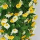 thumbnail image 4 of Injueey Guirnalda de vid de flor de hiedra artificial, jardín colgante, cesta de plantas Decoración amarillo Injueey JJ18308-02, 4 of 6