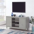 thumbnail image 2 of Home Fare Smooth Modern 2 Door TV Console in Grey, 2 of 9