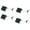 4pcs, variant on Yammee 1/2/4Pcs Remote Control Tethers with Adjustable Leashes for TV and DVDs Never Lose Remote Again