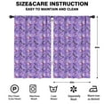 thumbnail image 2 of Blackout Kids Curtains,Purple Butterfly Pattern Childrens Insulated Curtains Set Of 2,Bedroom Essentials,Toddler Room Decor 52"x84", 2 of 5