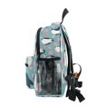 thumbnail image 4 of FORMRS School Backpack with Front Zippered Pocket 12" Student Travel Daypack, Blue Cartoon Penguins Pattern, 4 of 6