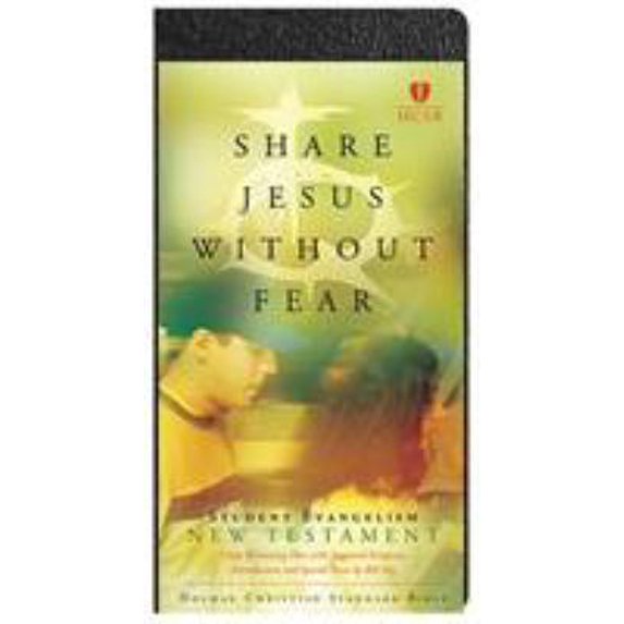 Pre-Owned HCSB Share Jesus Without Fear Student Evangelism New Testament, Black Bonded Leather (Hardcover)