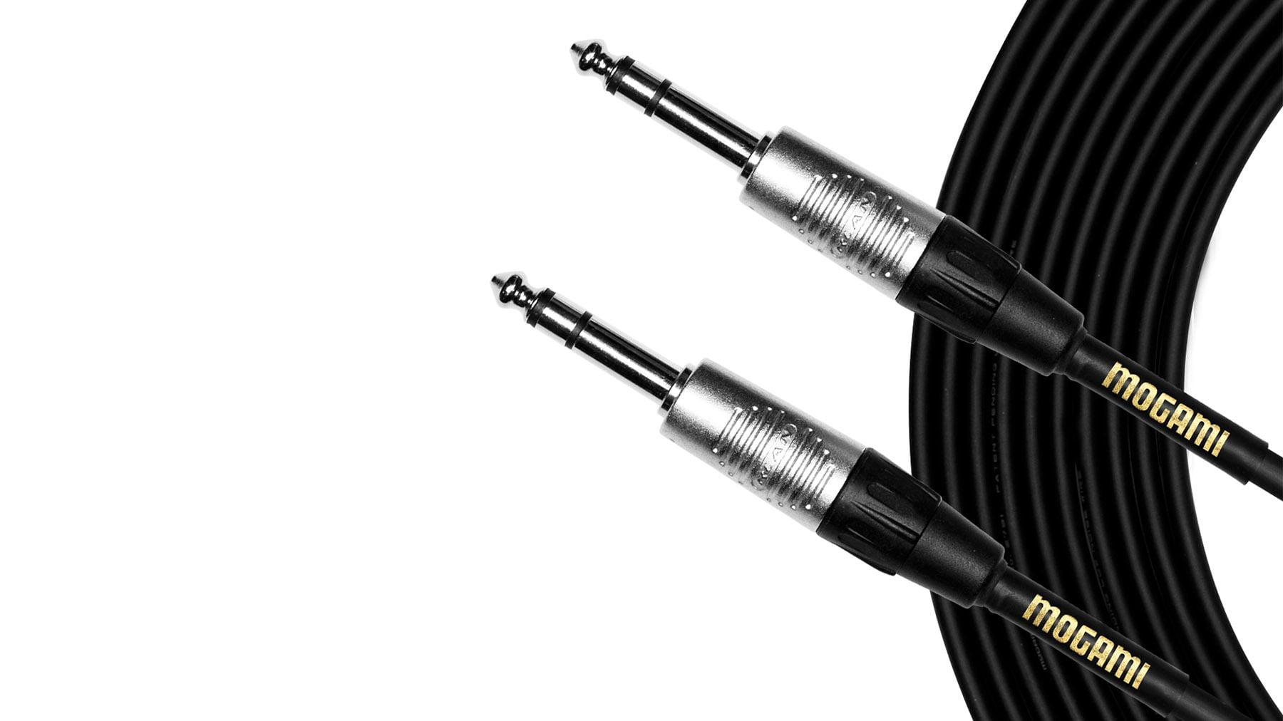 Mogami 5 Foot CorePlus 1/4" TRS to 1/4" TRS Cable MCP SS 05