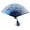Blue, variant on TIELUTT Handheld Folding Fan Set Traditional Chinese Paper Fan for Room Wall Clips for Hanging Paper Hand Held Fans in Bulk Wedding Folding Fans for Women Paper Banner String Just Married Decorations