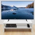 thumbnail image 2 of Wooden Monitor Stand Riser Laptop Stand for Desk Monitor Riser for TV/Printer/Keyboard Computer Stand with Storage Home Office Desk Shelf Organization, 2 of 7