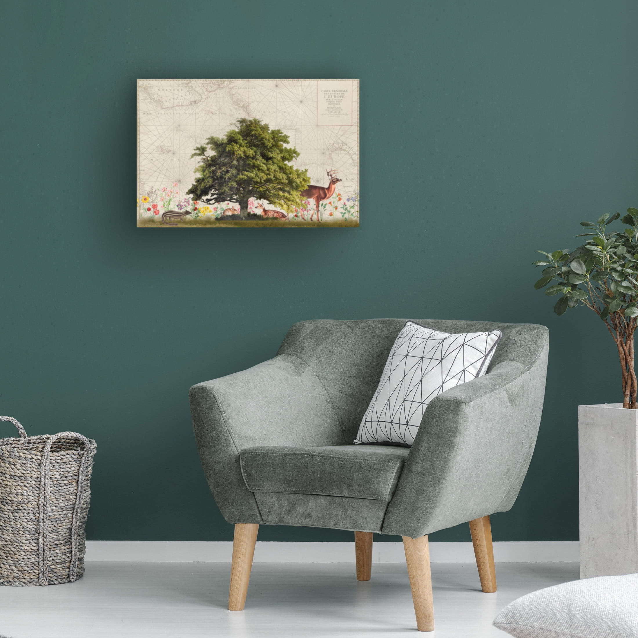 Trademark Fine Art Andrea Haase Nordic Woods No2 Canvas Wall Art