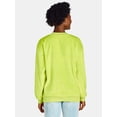 thumbnail image 3 of Dr. Seuss Women’s The Grinch Plush Graphic Sweatshirt, Sizes XXS-XXL, 3 of 5