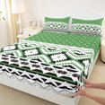 thumbnail image 3 of Manfei Tribal Aztec 4pcs Bed Sheets for Kids Children Teens,Bohemian Theme King Sheets,Polka Dots Super Cozy Sheet Set,Super Cozy Room Decor, 3 of 7
