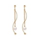 thumbnail image 2 of Pendientes para mujer, regalos para mujer, pendientes de perlas con flecos, elegantes, pequeños, creativos, largos, delicados, collar y pendientes., 2 of 5