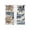 Multi, variant on Navy Blue Brown Botanical Sheer Curtains 72 Inch Length 2 Panels Set, Tropical Palm Leaves Retro Voile Window Treatment Rod Pocket Curtains Sheers Drapes for Bedroom/Living Room/Kitchen 52"x72"x2
