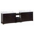 thumbnail image 1 of Imaginations Américaines 116,45 pouces W Vanity Set Noyer, 1 of 1