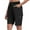 Black, variant on AKAFMK Women's 9" Inseam Shorts,Womens Shorts With Pockets Loose Casual Dressy Lightweight Ladies Baggy Cargo Short Pants for Hiking