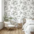 thumbnail image 3 of NuWallpaper Charcoal Longwood Vinyl Peel And Stick Wallpaper, 216-in by 20.5-in, 30.75 sq. ft., 3 of 4
