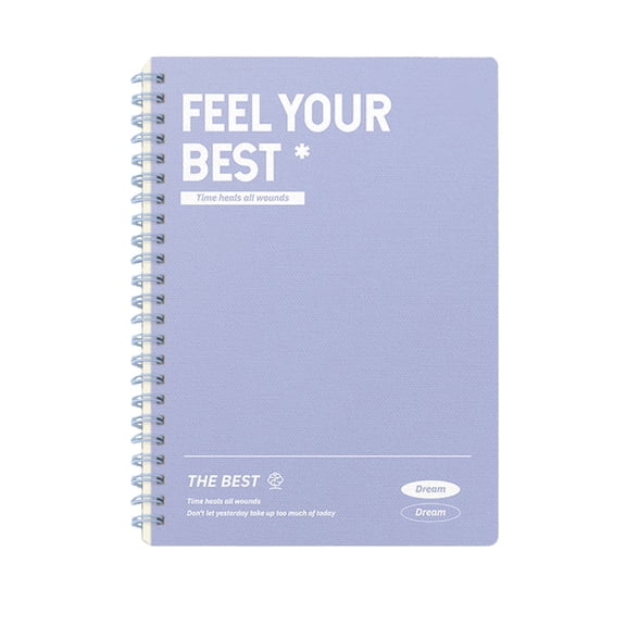 Premium B5 Thickened Coil Notebook with Grid Layout - Portable Organizer for Students and Professionals for Notes, Sketches, and Planning