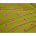 thumbnail image 4 of oneOone Polyester Lycra Fabric Floral Block Printed Craft Fabric BTY 56 Inch Wide, 4 of 4