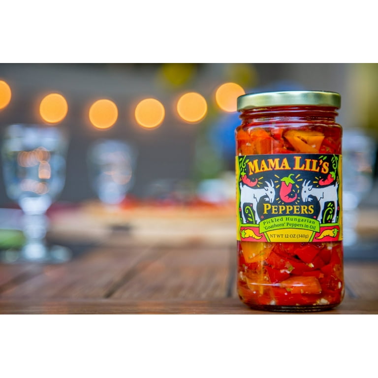 Mama Lil's Mild Goathorn Peppers, 12 oz - Walmart.com