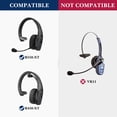 thumbnail image 6 of Linkidea Headphones Carrying Case Compatible with VXi BlueParrott B550-XT (204165-C), B450-XT, B350-XT, B250-XTS, Replacement Hard Shell Travel Bag with Cable, Charger Storage (Grey), 6 of 6