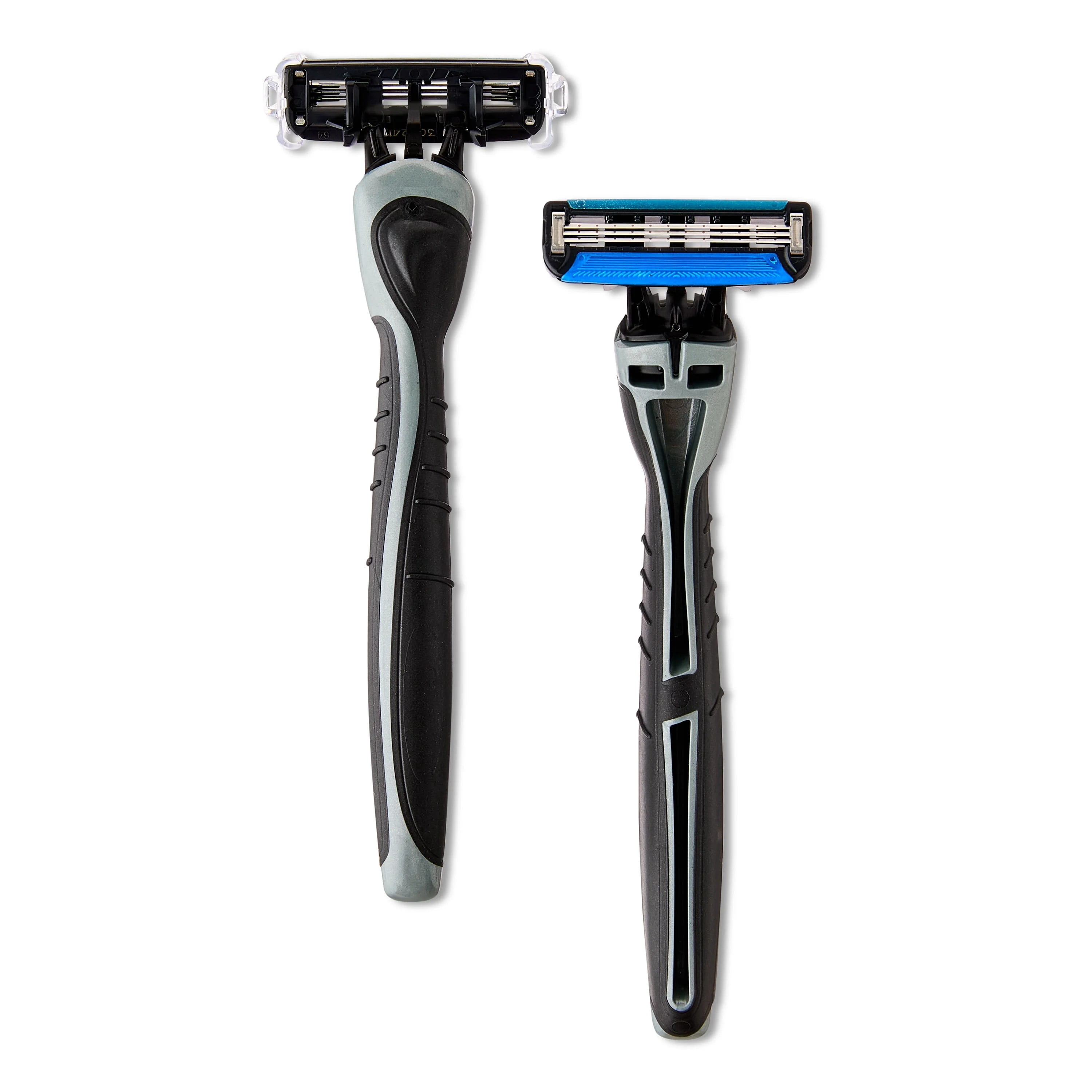 Equate Men's 3-Blade Sensitive Disposable Razors, Black, 3 Count