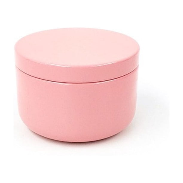 Toystoory Tarro de aluminio para velas, portátil, recargable, de repuesto, 50ml, sellado, brillante, suave, para el hogar, para viajar, lata de Rosado