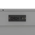 thumbnail image 5 of Queen Size Murphy Bed with drawer & USB Ports,Folding Storage Wall Bed Furniture for Bedroom,Office,Guest Room, Gray, 5 of 7