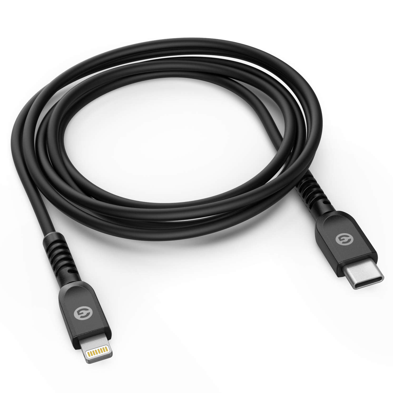 Galvanox USB-C to Lightning Cables (3 Pack) Apple MFi Certified Lighting to Type C Charging Cords - (Supports PD Fast Charge) 3Ft/5Ft/6Ft (Black)