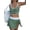 Army Green, variant on Women Sports Splicing Swimsuits High Waisted Tummy Control Swim Skirt Two Piece Bathing Suit Peacock Blue XXL