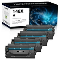 148X 148A Toner Cartridge with Chip Compatible for HP W1480X W1480A Laserjet Pro 4001dn MFP 4101fdw 4101fdn 4001n 4001dn 4001dw Black 4-Pack