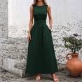 thumbnail image 6 of CIENVNSTG Fashion Casual Solid-color Dress Party Dress Spring Summer Dress For Women, 6 of 6