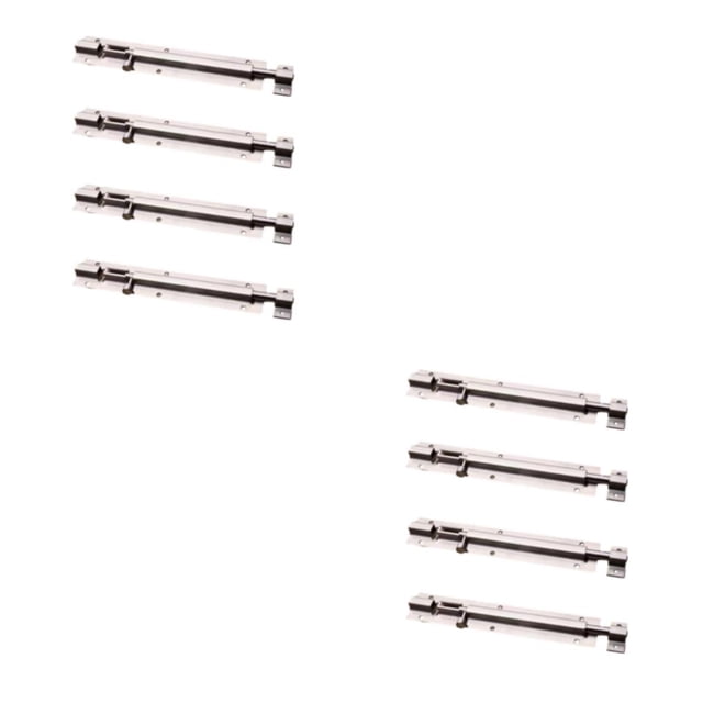 Baohd 4pcs Stainless Steel Affordable And Stylish Locks To Home - Satisfaction Guaranteed Sliding Door Lock Slide Screws 6 inch 2PCS