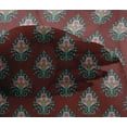 thumbnail image 4 of oneOone Viscose Chiffon Fabric Leaves|Floral & Paisley Block Printed Craft Fabric BTY 42 Inch Wide, 4 of 4
