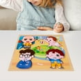 thumbnail image 4 of Runquan Wood Puzzle Gifts Portable Hands on Learning Fine Motor Skills Jigsaw Puzzle Men, 4 of 7