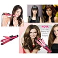 thumbnail image 4 of Herramienta multifunción de belleza para mujer: alisador y rizador de pelo, 2 en 1, para el cuidado del cabello, 4 of 7
