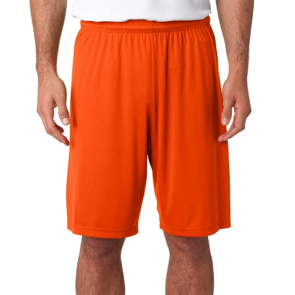 A4 N5283 MEN'S 9" INSEAM PERFORMANCE SHORT, ATHLETIC ORANGE, 3XL