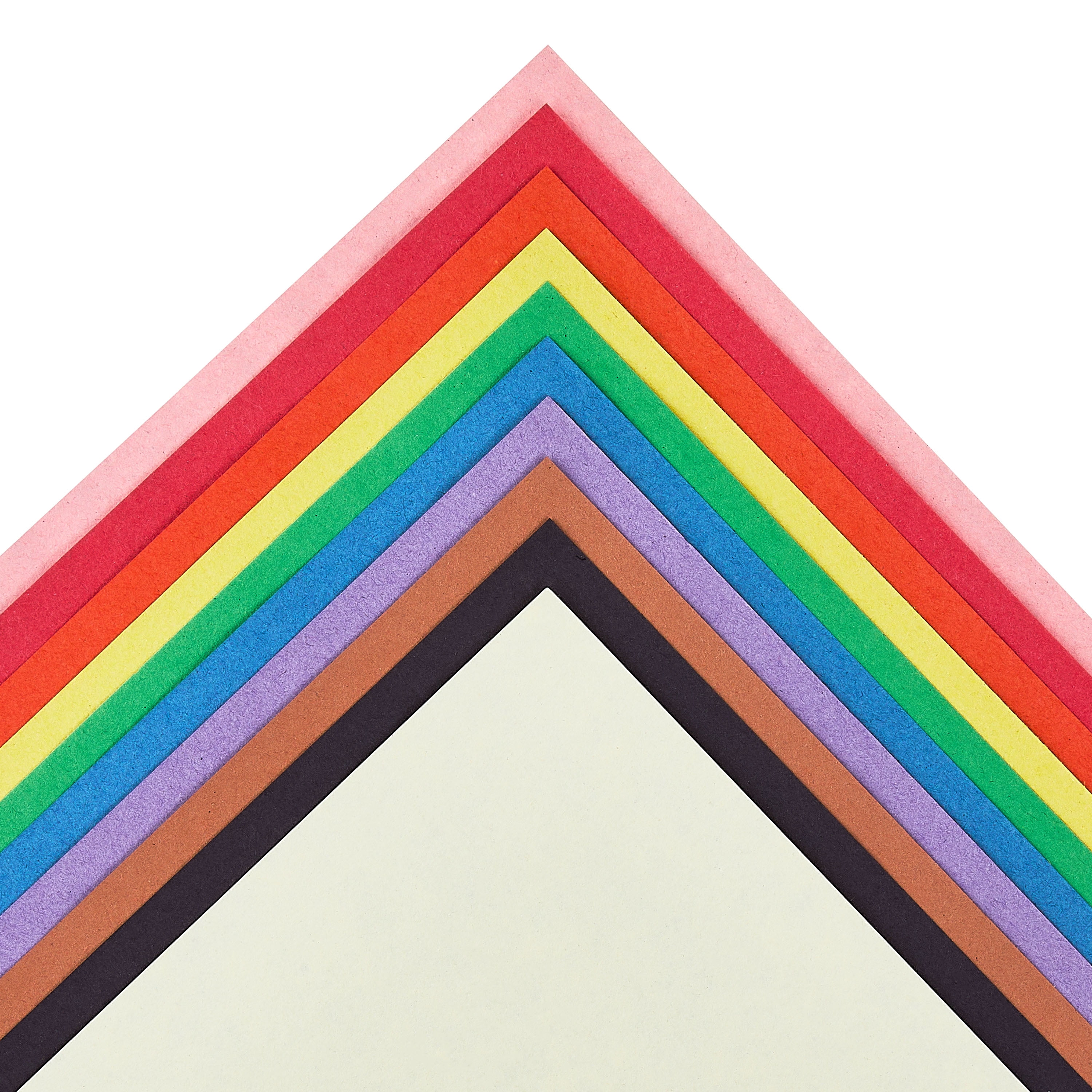 Pen+Gear Heavyweight Construction Paper, Assorted Colors, 9 in x 12 in, 120 Sheets