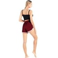 thumbnail image 4 of Active Teen Girls Yoga Shorts Dolphin Shorts Drawstring Summer Running Fitness Gym Dance Workout Shorts,High Waisted Girls Sorts Shorts for PE Practice Training Fitness,S-XL Black, 4 of 8