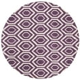 thumbnail image 4 of SAFAVIEH Chatham Graham Geometric Wool Area Rug, Purple/Ivory, 4' x 6', 4 of 10