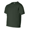 thumbnail image 2 of Ultra Cotton Youth T-Shirt, XS, Forest Green, 2 of 3