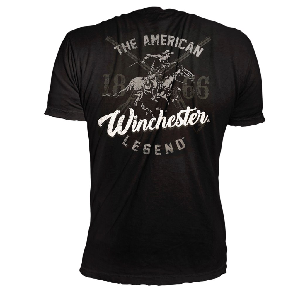 Winchester Official Winchester 1866 Horse and Rider Logo Graphic