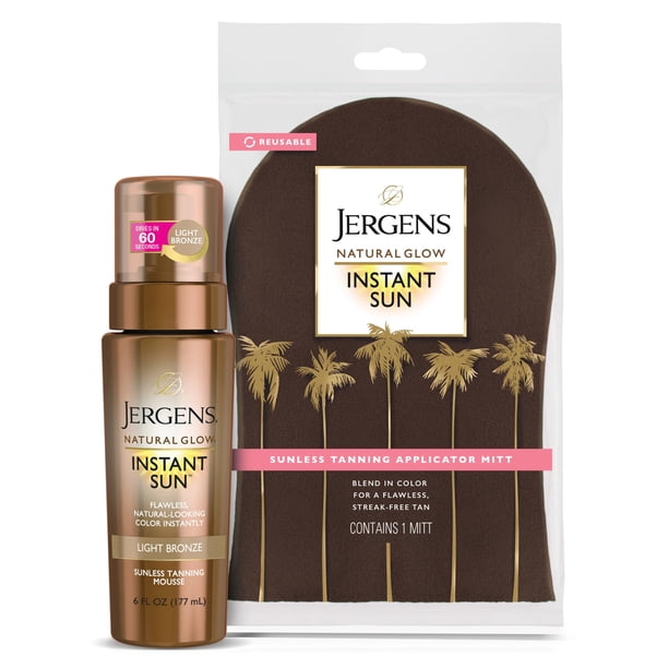 Paquete autobronceador Jergens Natural Glow Instant Sun