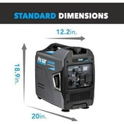 Pulsar Dual Fuel Inverter Generator 4000W GX400BN - Portable, CO Alert, USB, 30A RV, Quiet